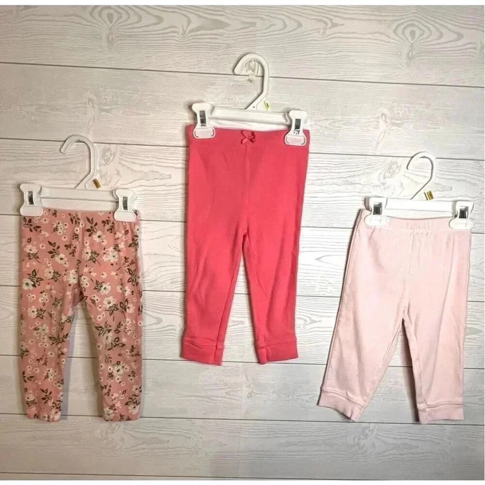 Carter’s  baby girl leggings lot of 3  Size 18 months